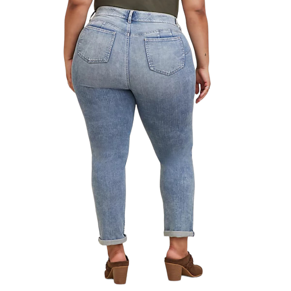 Torrid NWT Bombshell Straight Premium Stretch High-Rise Soho Jean 20S Distressed - Picture 3 of 6